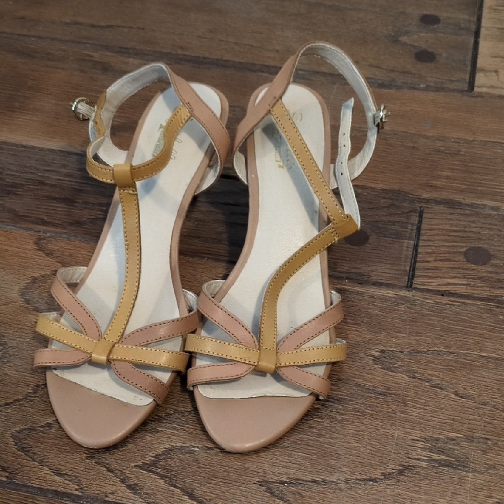 Vintage Seychelles Strappy Heeled Sandals